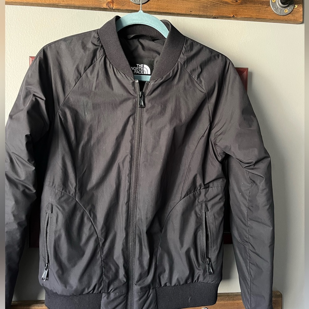 North face Black Bomber Jacket